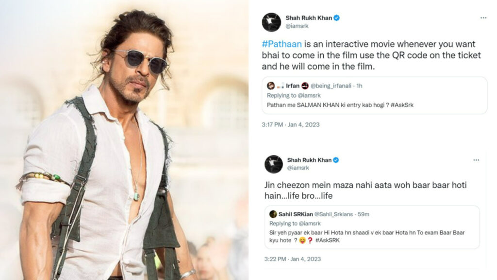 In #AskSRK, users asked Shahrukh Khan an interesting question: How much did Pathan film cost?