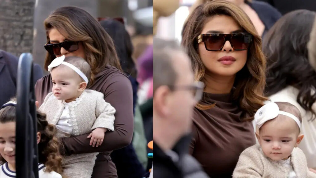 Priyanka Chopra showed her daughter's face to the world for the first time