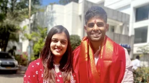 Suryakumar Yadav visited Tirupati Balaji 2000 km away with his wife as soon as his wish was fulfilled.