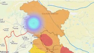 Earthquake tremors in Jammu and Kashmir: An earthquake with a magnitude of 3.6 was recorded