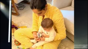 Sonam Kapoor posted a picture of son Vayu on Instagram saying this is the best job in the world