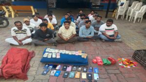 State vigilance raids in Udhana police limits: 24 accused arrested with 13 lakh worth of valuables