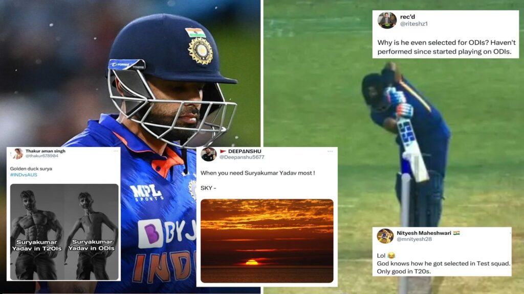 Suryakumar Yadav's flop batting broke all records : Users trolled