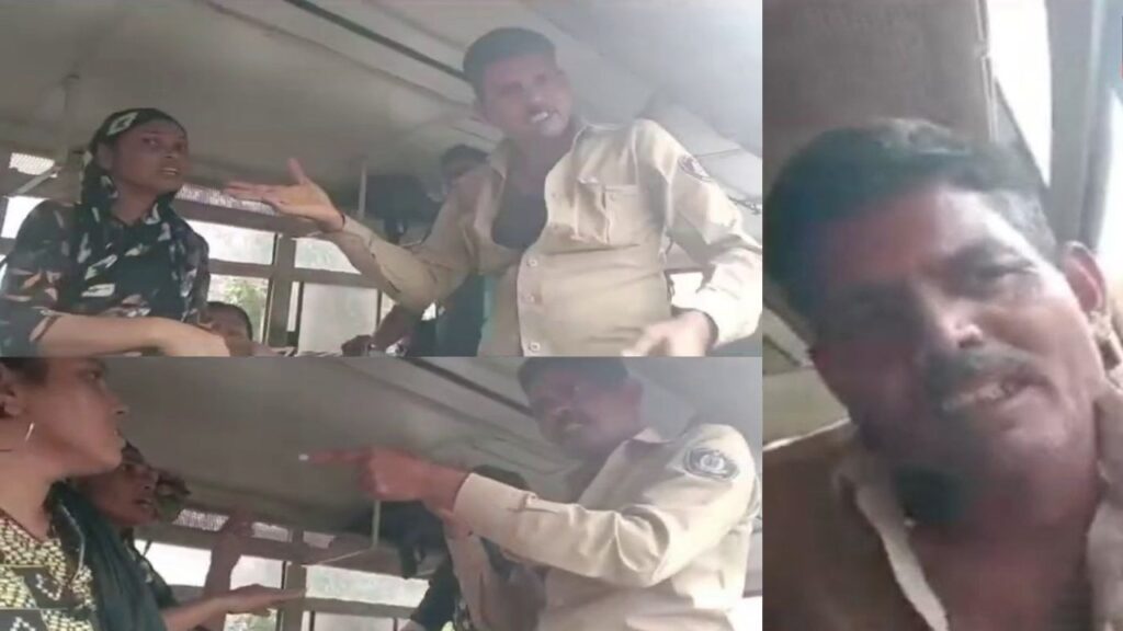 The bus conductor molested a woman in Vadodara