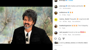 Thalapathy Vijay Debuts In Instagram: Millions Of Followers With A Single Post