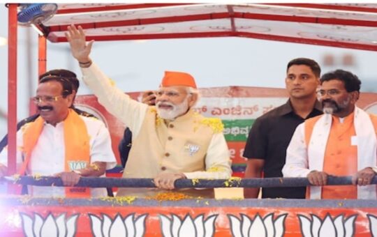 PM Modi will do a mega road show in Karnataka: 19 out of 28 assembly constituencies will be covered