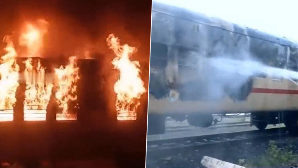 Coach burnt to death in train fire incident in Tamil Nadu: 8 dead so far