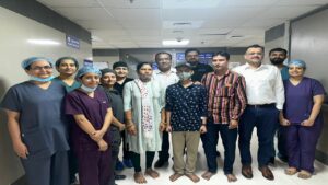 The first case of a rare disease called Ewings Sarcoma was reported in Ahmedabad