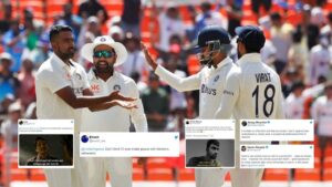 A comment in the name of "Narendra Modi" came on cricketer Ashwin's Twitter: The star cricketer replied in this way