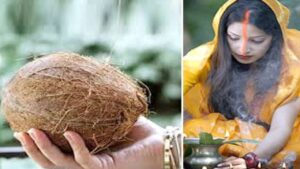 In Hinduism, women do not break coconuts because of this belief