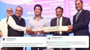 After winning the World Cup, now Sachin Tendulkar will be seen appealing to people to vote