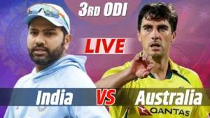 Today is the last match of the series between India and Australia in Rajkot