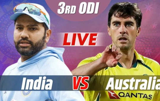 Today is the last match of the series between India and Australia in Rajkot