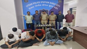 Seventh Eighth Gambling: 38 sites, 260 gamblers and 40.35 lakh seized