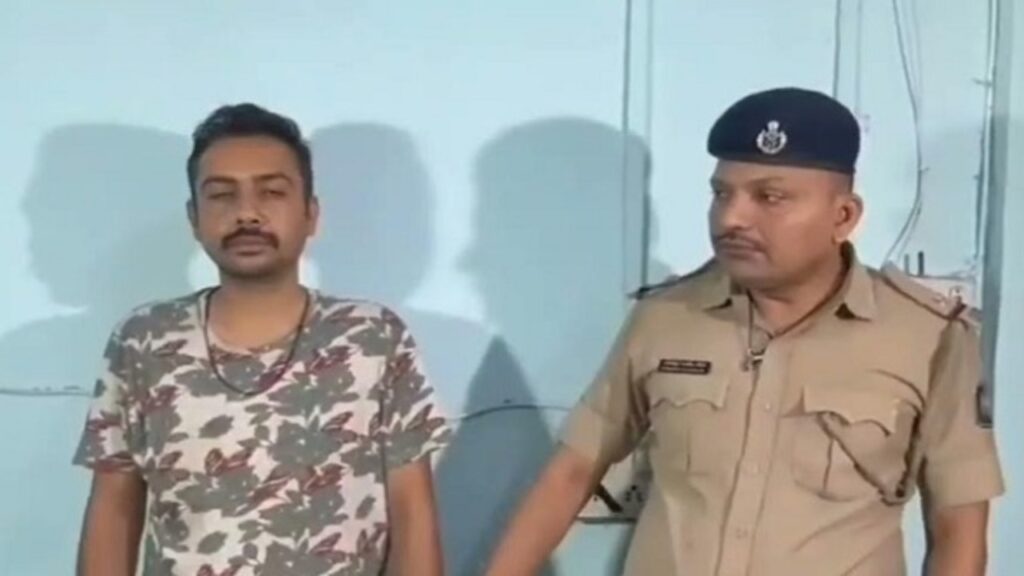 In Surat, a policeman's son was caught red-handed in the ganja trade