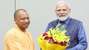 CM Yogi met PM Modi for development works of Ayodhya