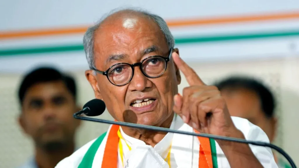 Who wrote the resignation of Digvijay Singh? Congress lashed out at BJP