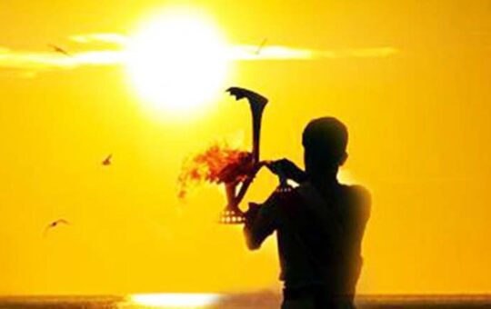 In the month of Posh there is a ritual to worship the sun called Bhaga